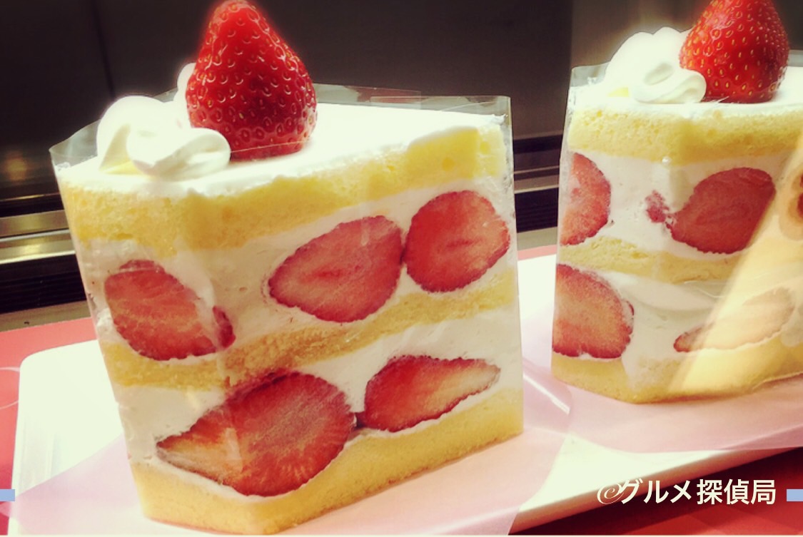 【グルメ探偵局】※画像2　苺のダブルショートケーキ